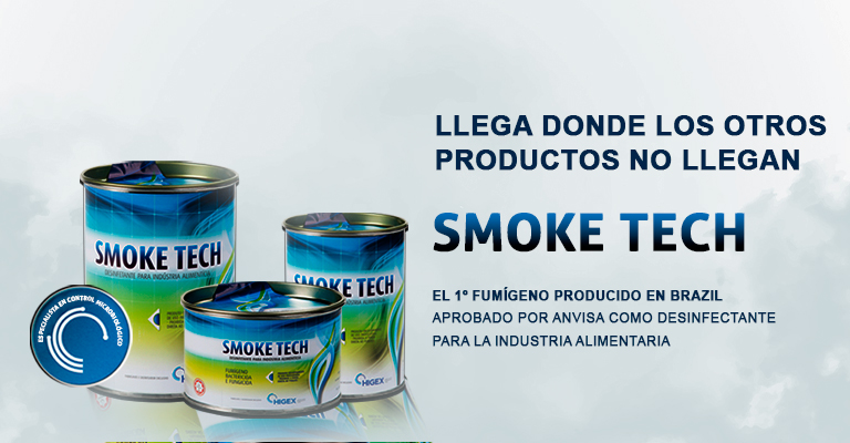 Smoke Tech com fumaça